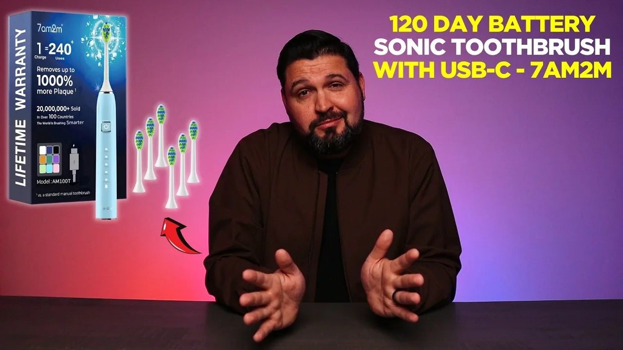120 Day Battery Sonic Toothbrush with USB-C - 7AM2M