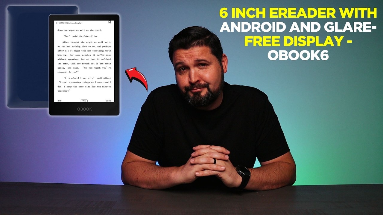 6 Inch eReader with Android and Glare-Free Display - OBOOK6