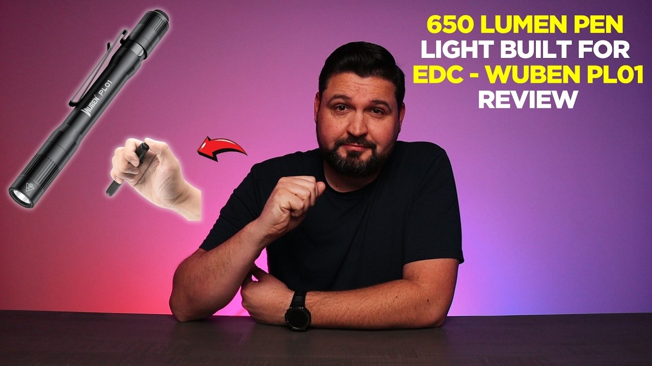 650 Lumen Pen Light Built for EDC - WUBEN PL01 Review