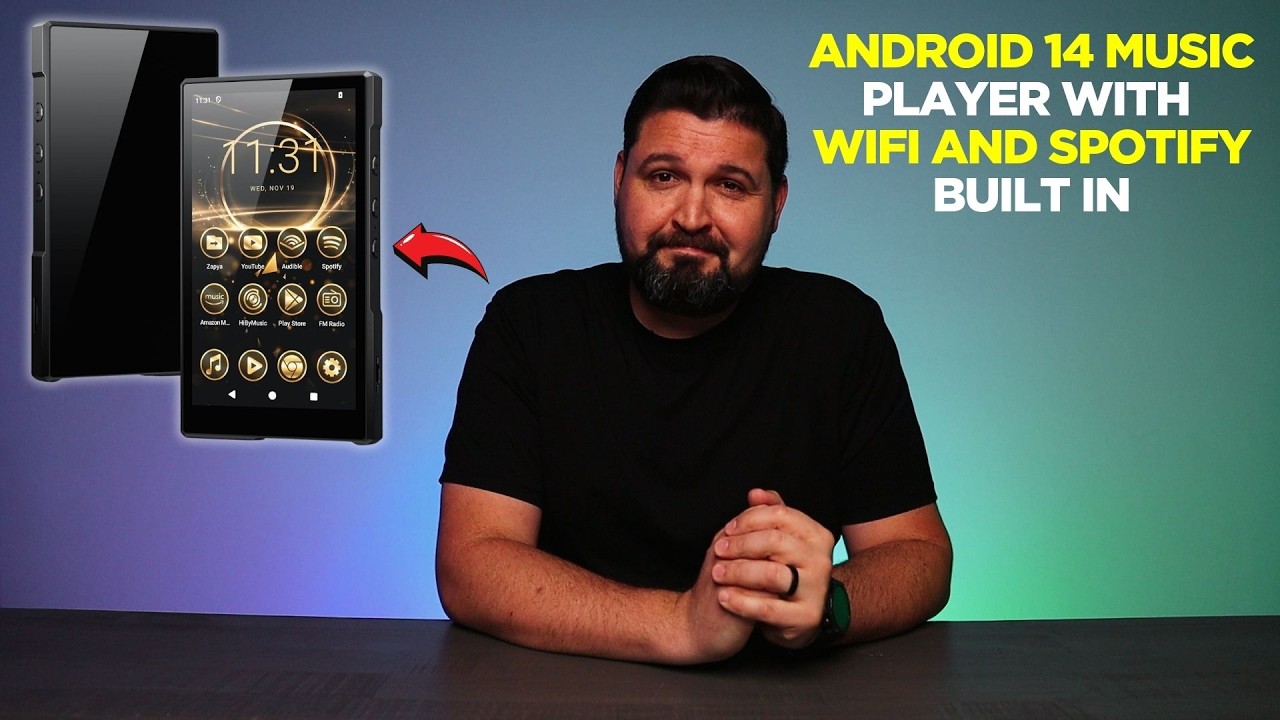Android 14 Music Player with WiFi and Spotify Built In