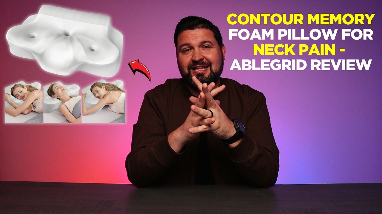 Contour Memory Foam Pillow for Neck Pain - ABLEGRID Review