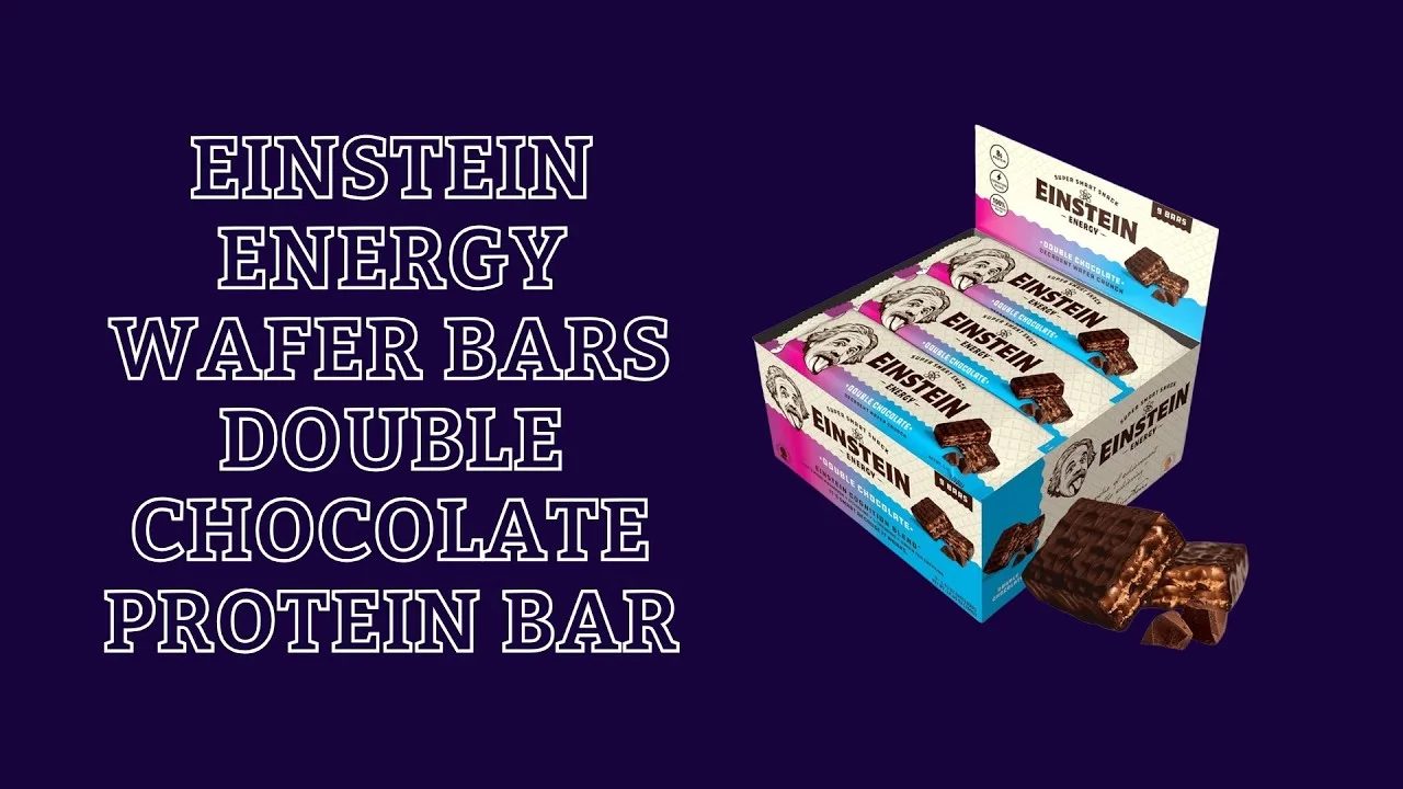 Einstein Energy WAFER Bars - Double Chocolate Protein Bar
