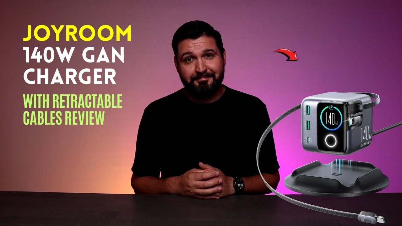 JOYROOM 140W GaN Charger with Retractable Cables Review
