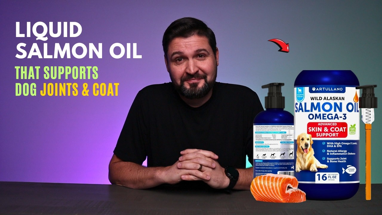 Liquid Salmon Oil That Supports Dog Joints and Coat