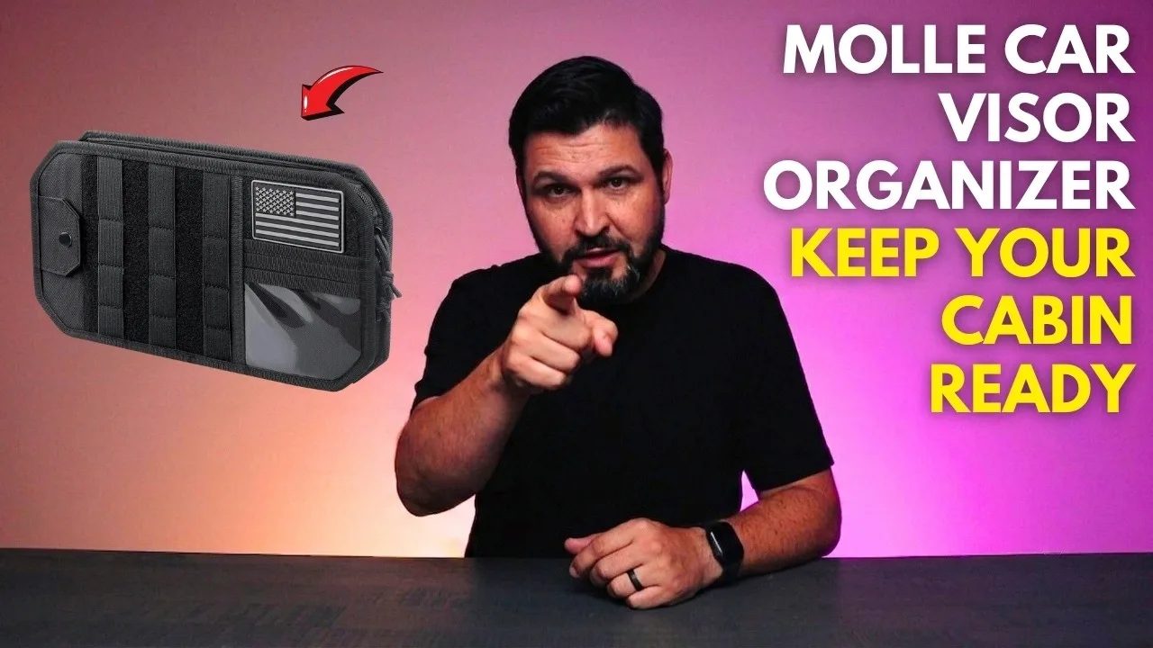 MOLLE Car Visor Organizer - Keep Your Cabin Ready