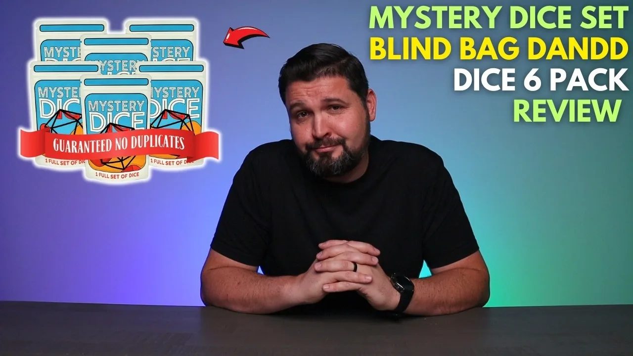 Mystery Dice Set - BLIND BAG DandD Dice 6 Pack Review