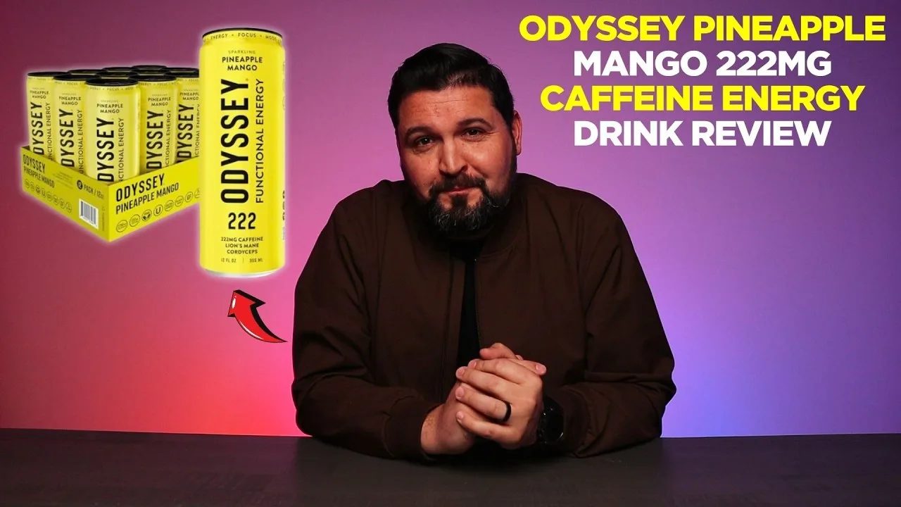 Odyssey Pineapple Mango - 222mg Caffeine Energy Drink Review