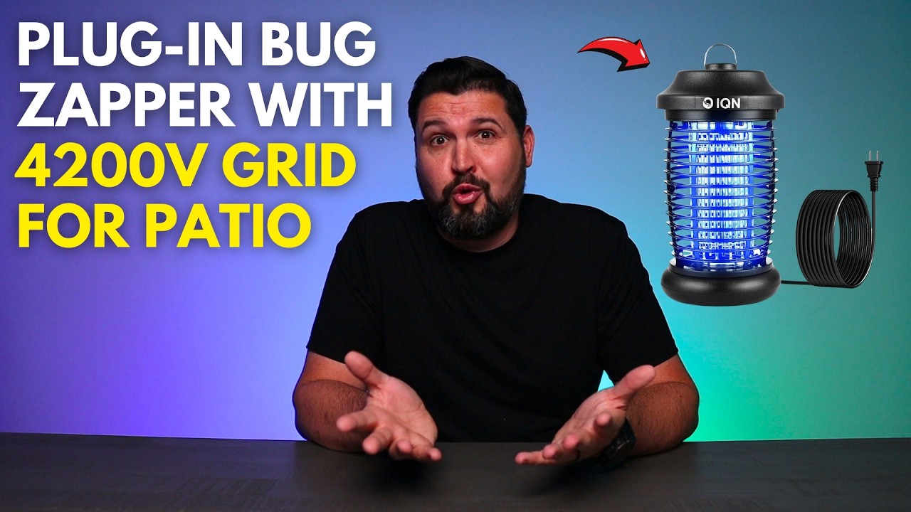 Plug-In Bug Zapper with 4200V Grid for Patio