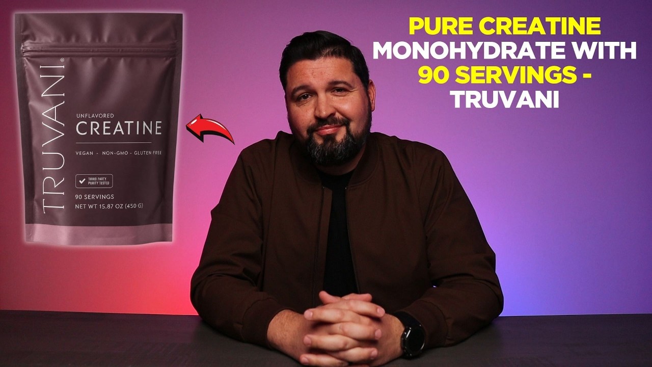Pure Creatine Monohydrate with 90 Servings - Truvani