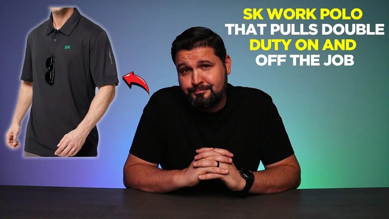 SK Work Polo That Pulls DOUBLE Duty on and off the Job