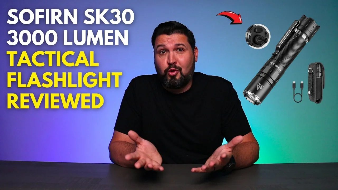 Sofirn SK30 - 3000 Lumen Tactical Flashlight REVIEWED