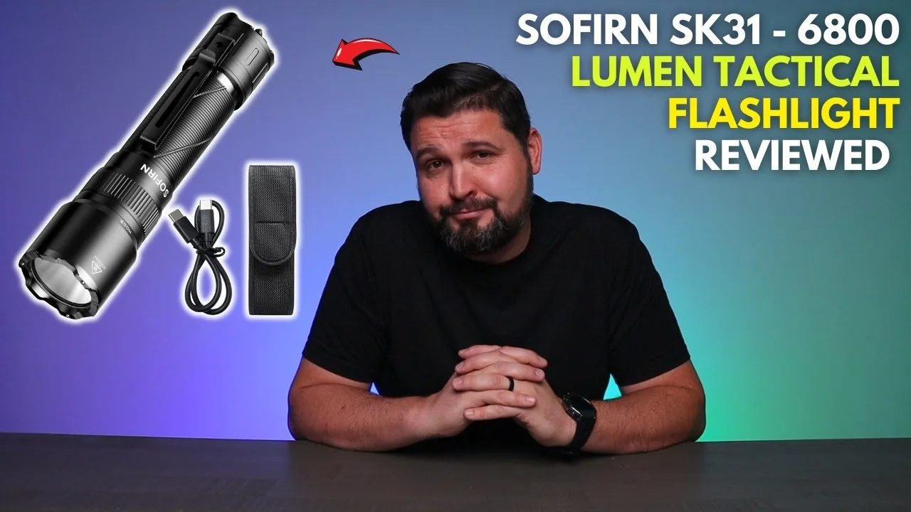 Sofirn SK31 - 6800 Lumen Tactical Flashlight REVIEWED