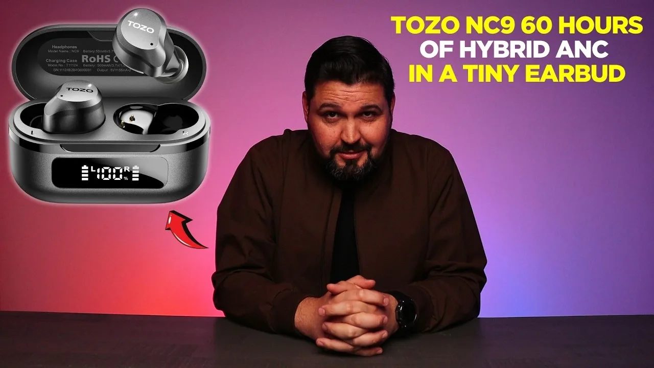 TOZO NC9 - 60 Hours of Hybrid ANC in a TINY Earbud