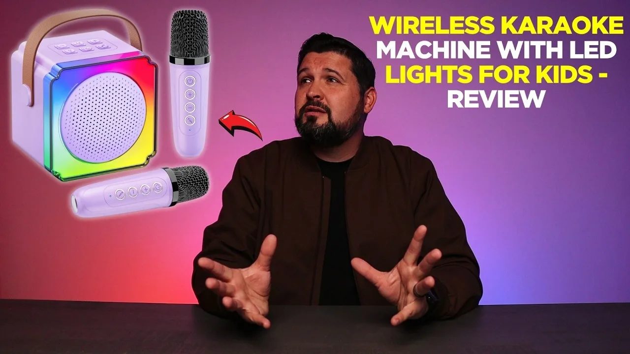 Wireless Karaoke Machine with LED Lights for Kids - Review