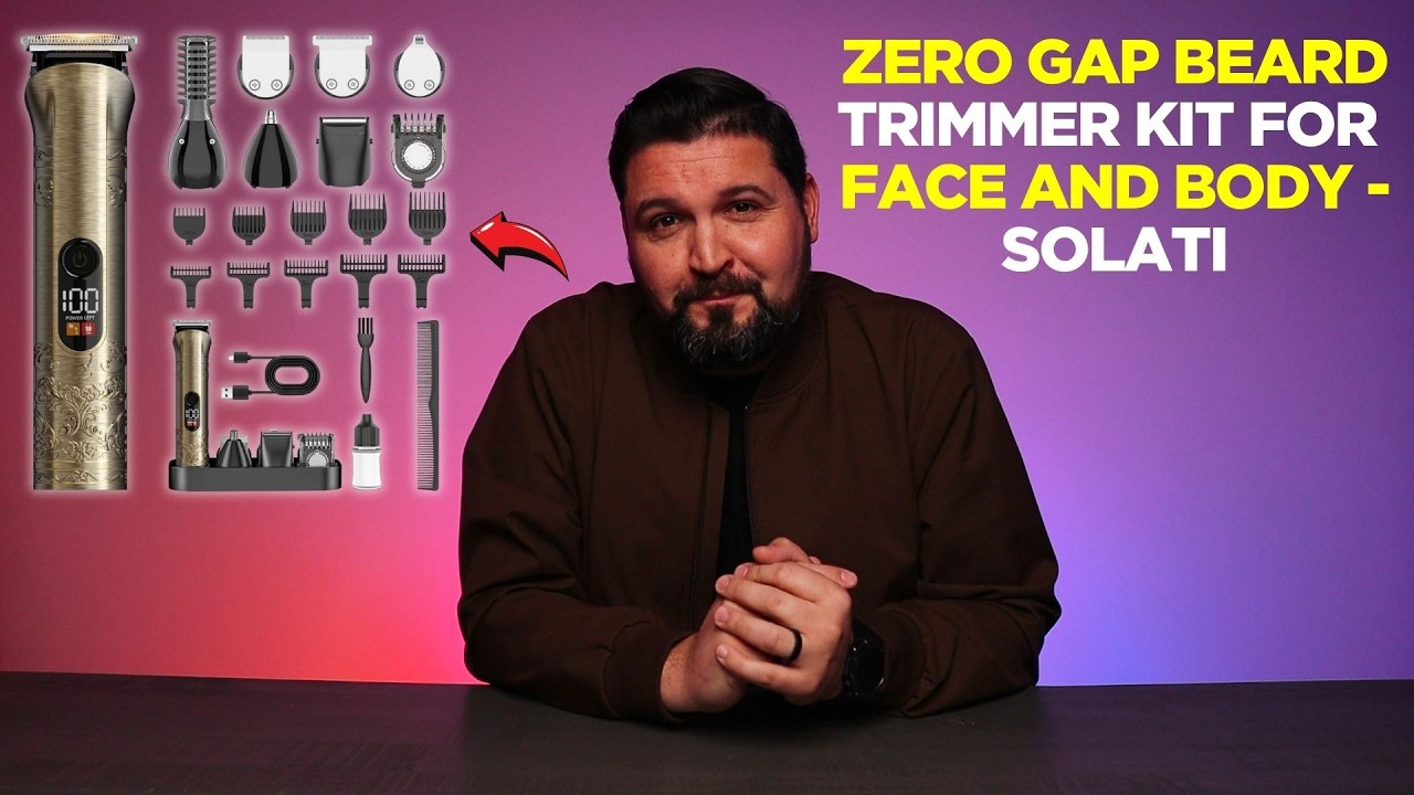 Zero Gap Beard Trimmer Kit for Face and Body - Solati